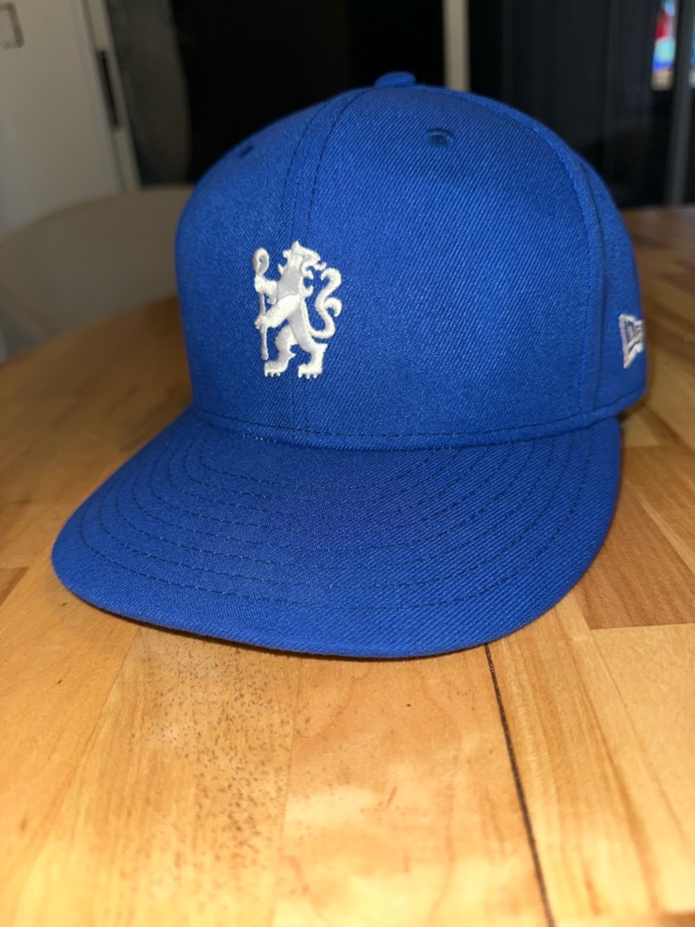 Chelsea FC New Era Fitted Hat – Blue – Size 7 1/8 – Mint Condition